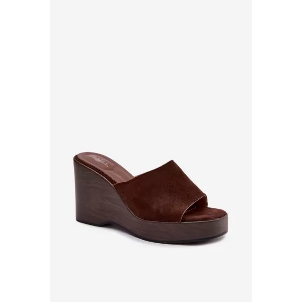  Dámske šľapky BOTO RAVELIA 41349 BROWN 