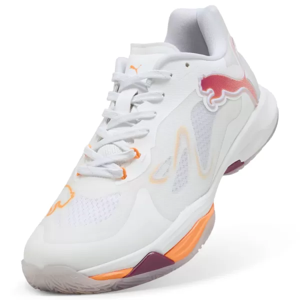  Dámske topánky PUMA VANTAGE NITRO W+ 108563-01 BIELA/BOBULE/TEPLÝ OHEŇ/LILA 