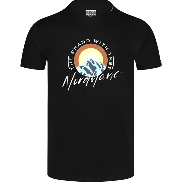  Pánske tričko NORDBLANC SUNRISE NBSMT8152 ČIERNA 