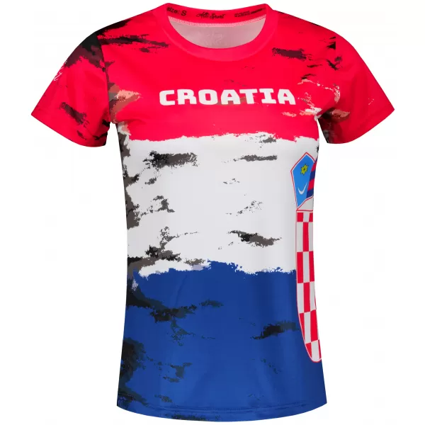  Dámske tričko premium ALTISPORT VOJ/ALW036HR/TR01 CHORVÁTSKO 