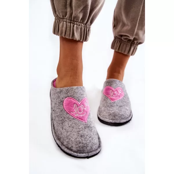  Dámske šľapky BIG STAR KK276020 GREY/PINK Big Star Shoes 