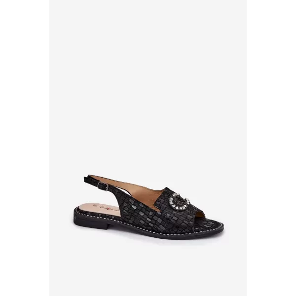  Dámske sandále S.BARSKI KV51-096 BLACK 