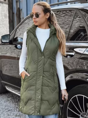Dámska vesta DSTREET TY5264 ZELENÁ