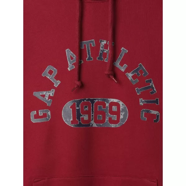  Pánska mikina GAP ATHLETIC ARCH PULLOVER HOODIE 534173-00 JAPONSKÁ MAPLE 