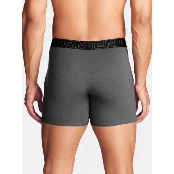  Pánske trenírky UNDER ARMOUR M PERF COTTON 6IN 1383889-025 ŠEDÁ 
