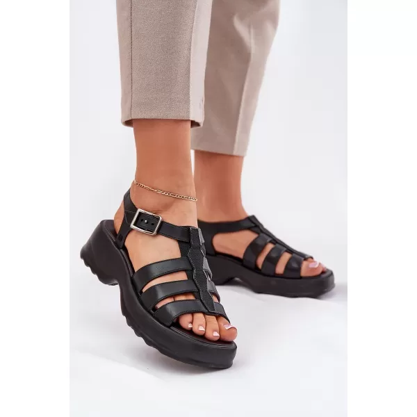  Dámske sandále ZAXY RR285117 BLACK 