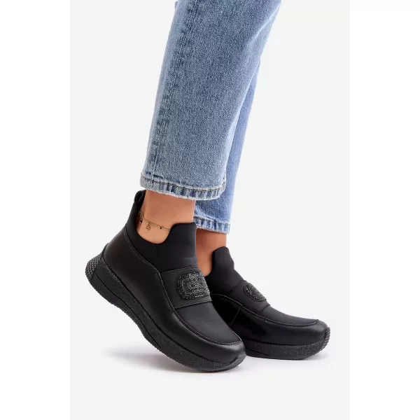  Dámske topánky na platforme ARTIKER 55C0035 BLACK 
