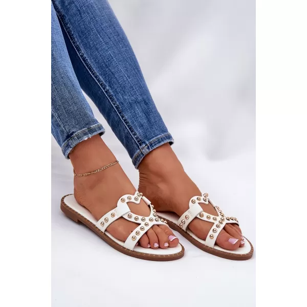  Dámske šľapky BOTO ADIVRAE 35839 WHITE 