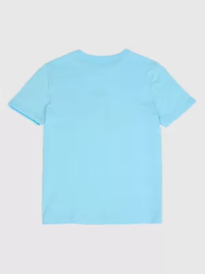 Detské tričko GAP LOGO TEE 768109-03 CHLORINE BLUE
