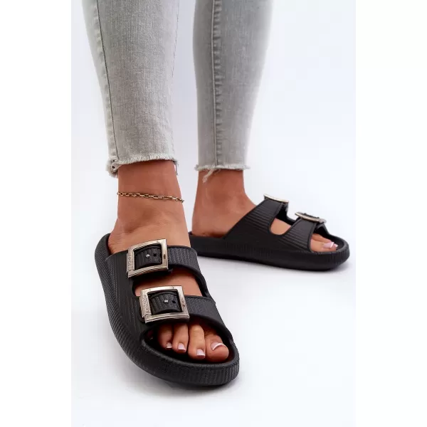  Dámske šľapky ZAXY LL285088 BLACK 