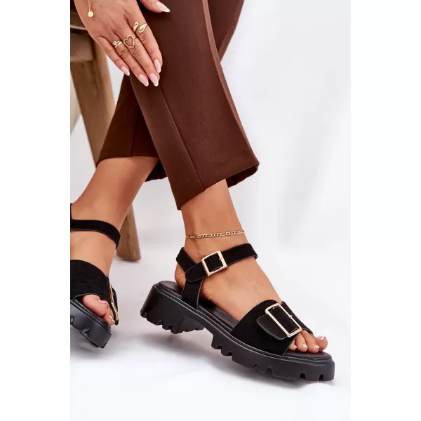  Dámske sandále BOTO GOFIELLE 36139 BLACK 