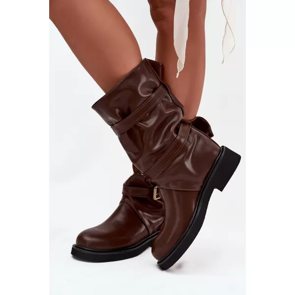  Dámske čižmy BOTO HALVESSA 39587 BROWN 