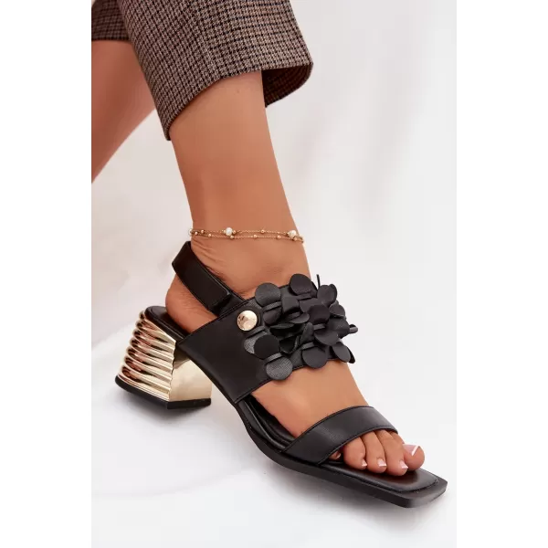 Dámske sandále D&A CR61-3062 BLACK 