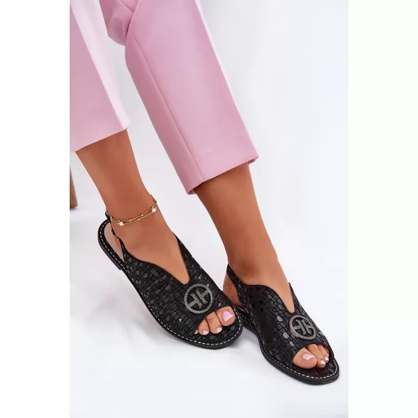  Dámske sandále S.BARSKI KV51-094 BLACK 
