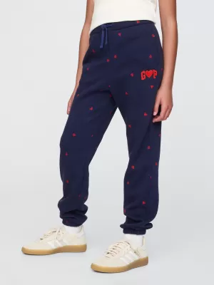Detské tepláky GAP LOGO SWEATPANTS 645537-00 NAVY HEARTS