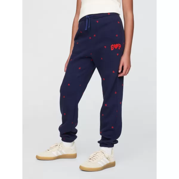  Detské tepláky GAP LOGO SWEATPANTS 645537-00 NAVY HEARTS 