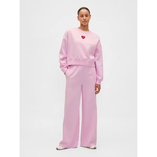  Dámska mikina GAP CREW CROP SWEATSHIRT 852831-02 PRIMROSE PINK 