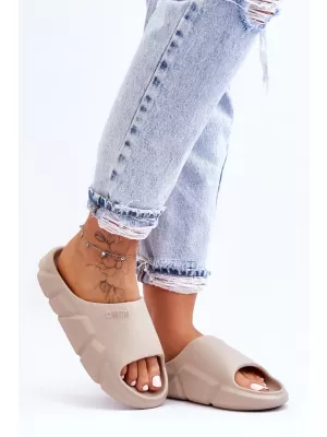 Dámske šľapky BIG STAR LL274593 BEIGE Big Star Shoes
