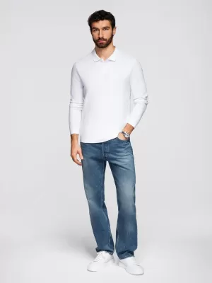 Pánske tričko OMBRE OM-POBL-0162 WHITE