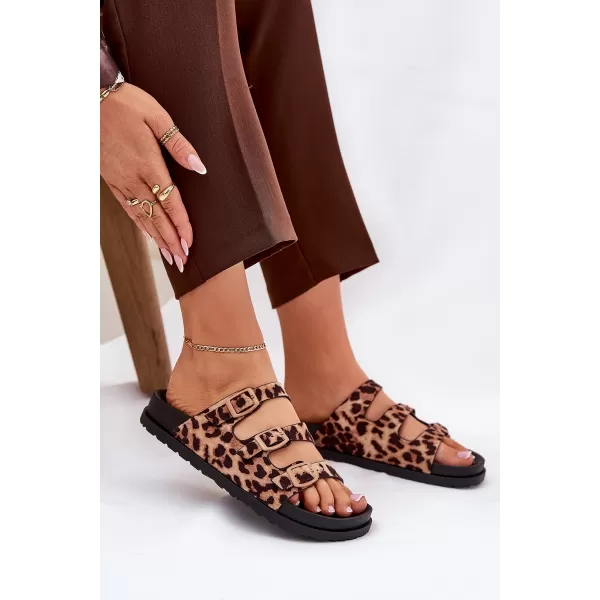  Dámske šľapky BOTO ULIRI 36081 LEOPARD 