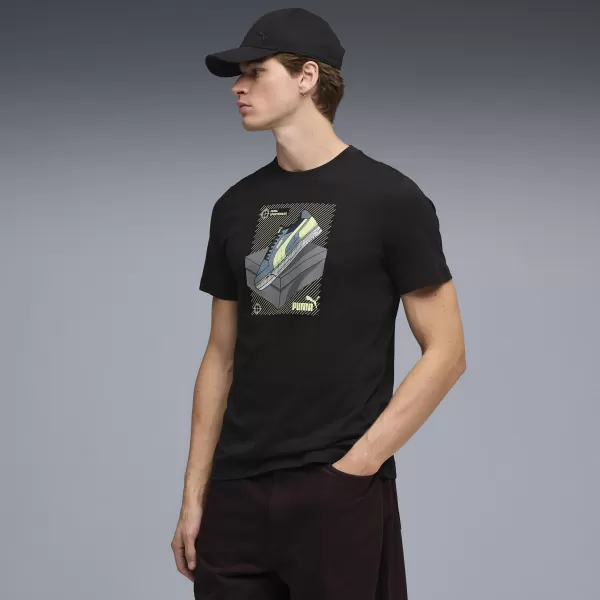  Pánske tričko PUMA GRAPHIC TEE 691777_01 PUMA BLACK 