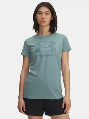 Dámske tričko UNDER ARMOUR UA LOGO SS 1356305-323 ZELENÁ