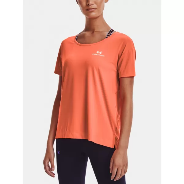  Dámske tričko UNDER ARMOUR UA RUSH ENERGY SS ORANŽOVÁ 