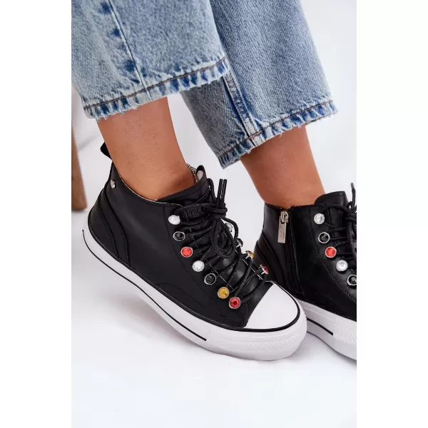 Dámske topánky GOE RR2N4101 BLACK 