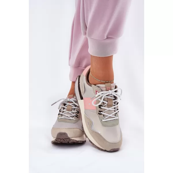  Dámske tenisky BIG STAR RR274243 PINK / GREY Big Star Shoes 