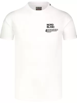 Pánske tričko NORDBLANC NOTHINGNESS NBSMT8150 BIELA