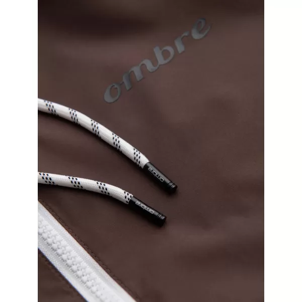  Pánska bunda OMBRE OM-JANP-0242 BROWN AND BEIGE 