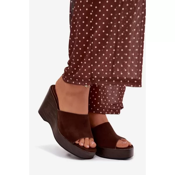  Dámske šľapky BOTO RAVELIA 41349 BROWN 