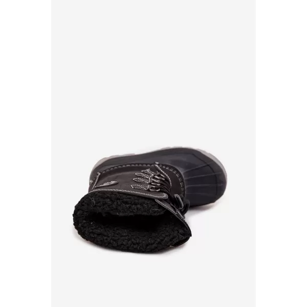  Detské zimné topánky LEE COOPER LCJ-25-44-3943K BLACK 
