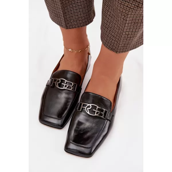  Dámske mokasíny D&A CR61-3125 BLACK 