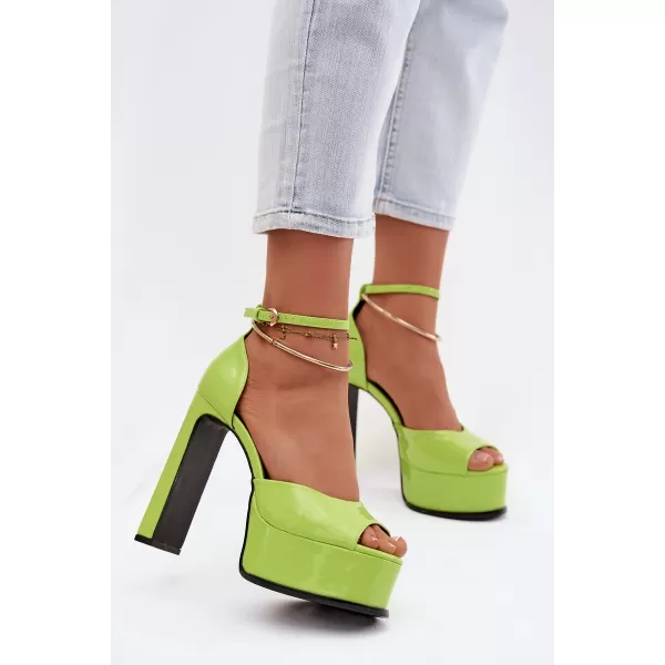  Dámske sandále BOTO HORVIA 41550 LIGHT GREEN 