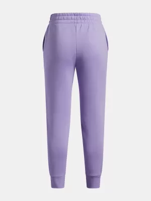 Dievčenské tepláky UNDER ARMOUR UA RIVAL FLEECE JOGGERS 1379525-538 FIALOVÁ