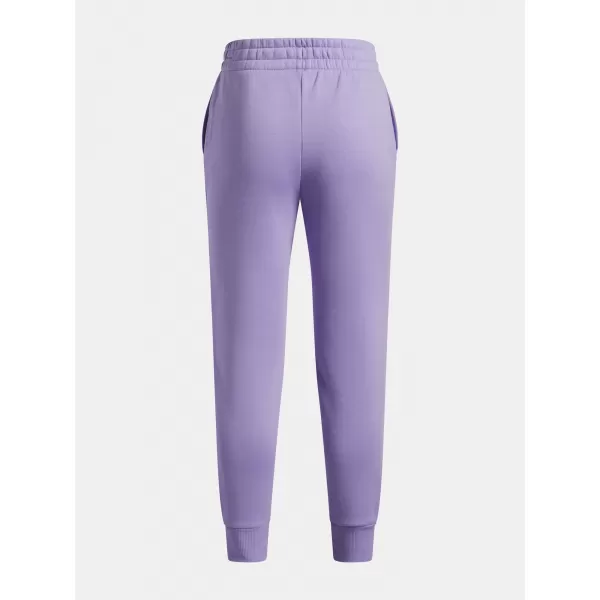  Dievčenské tepláky UNDER ARMOUR UA RIVAL FLEECE JOGGERS 1379525-538 FIALOVÁ 
