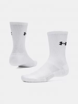 Ponožky UNDER ARMOUR PERFORMANCE COTTON 3P CRW 6009685-100 BIELA