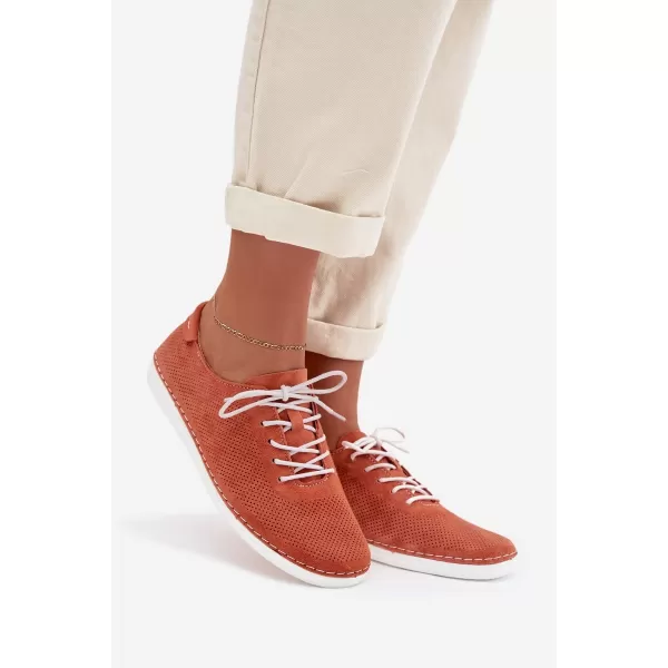  Dámske topánky S.BARSKI LR61-7080 ORANGE 