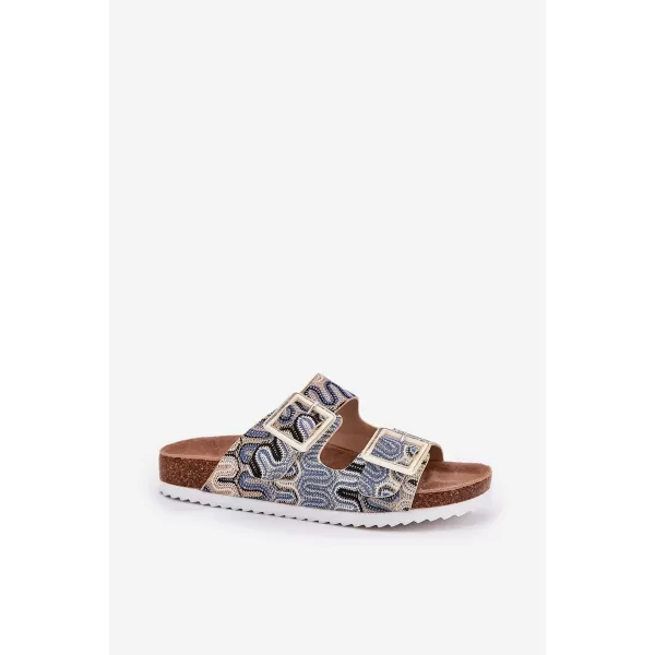  Dámske šľapky S.BARSKI RB51-006 BEIGE 