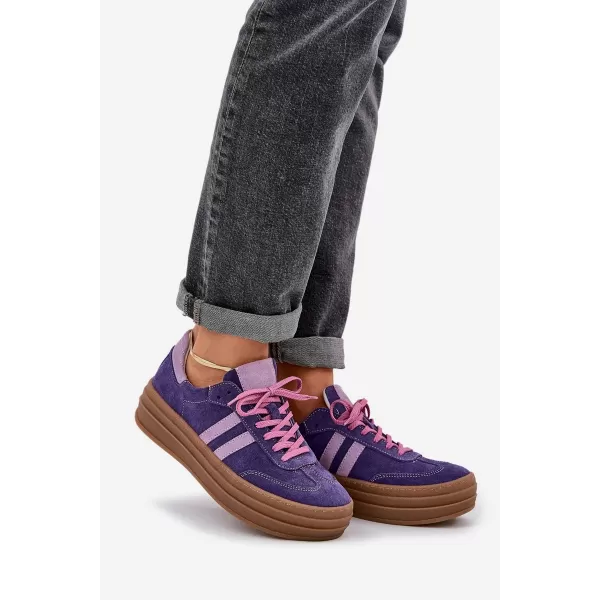  Dámske topánky ZAZOO N1068S4 PURPLE 