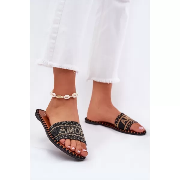  Dámske šľapky BOTO DORFEDI 36057 BLACK 