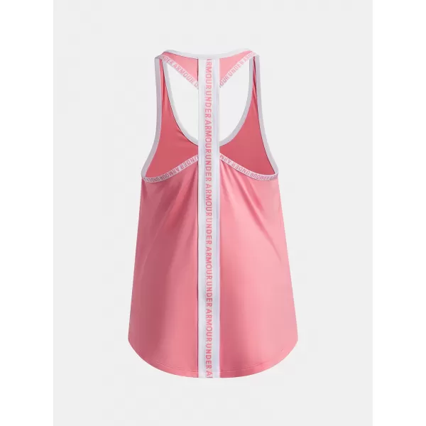  Dievčenské tielko UNDER ARMOUR TECH KNOCKOUT TANK 1363374-600 RUŽOVÁ 