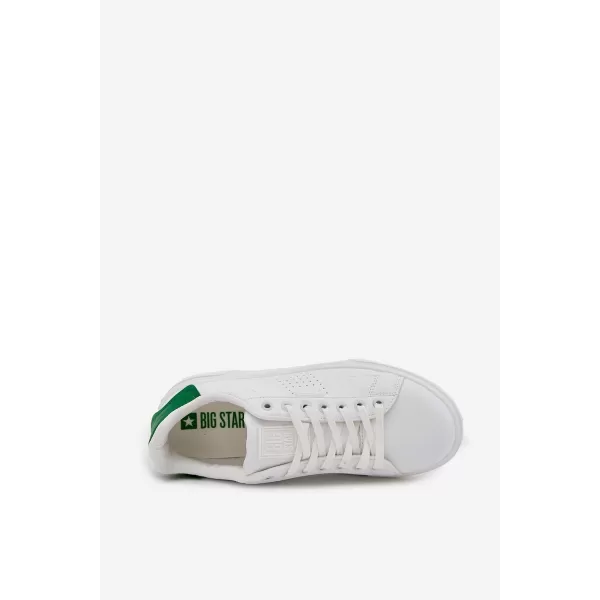  Pánske topánky BIG STAR OO174116 WHITE/GREEN Big Star Shoes 