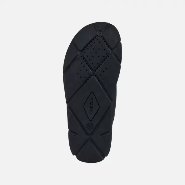  Pánske šľapky GEOX XAND 2S G002593 ČIERNA 