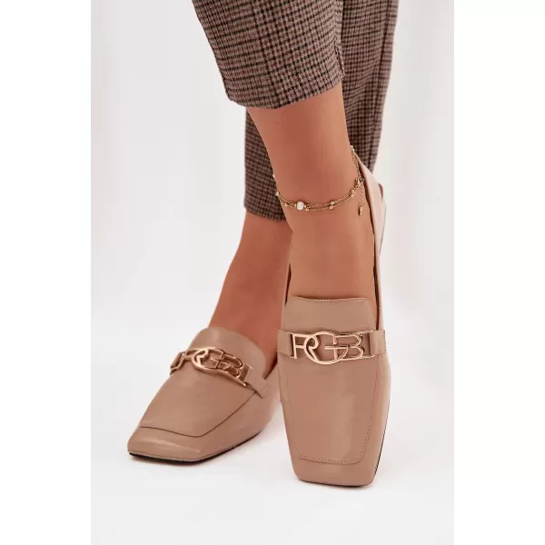  Dámske mokasíny D&A CR61-3125 BEIGE 