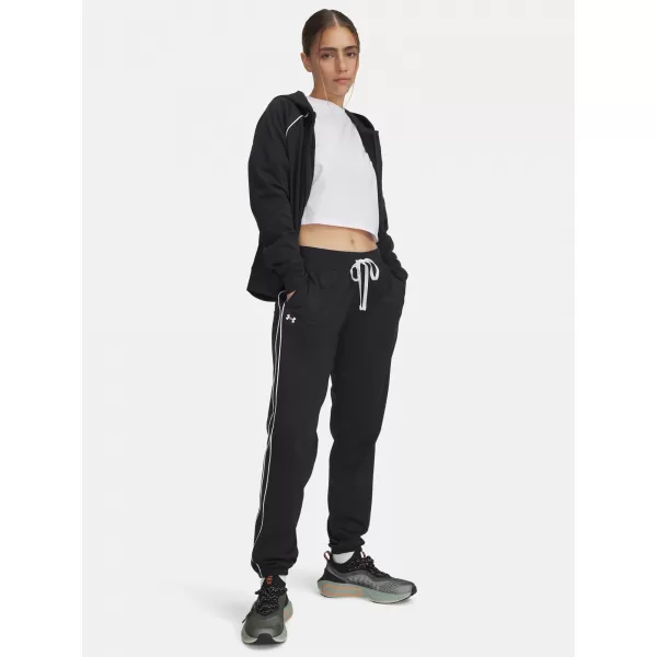 Dámsky set UNDER ARMOUR UA RIVAL TRICOT TRACKSUIT HD 6001966-001 ČIERNA 