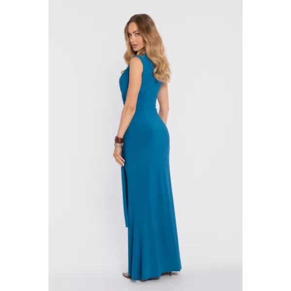  Dámske šaty MOE M913 OCEAN BLUE 