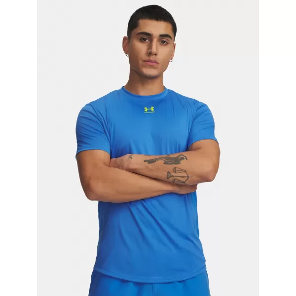  Pánske tričko UNDER ARMOUR UA M CHALLENGER PRO SS 6009620-402 MODRÁ 