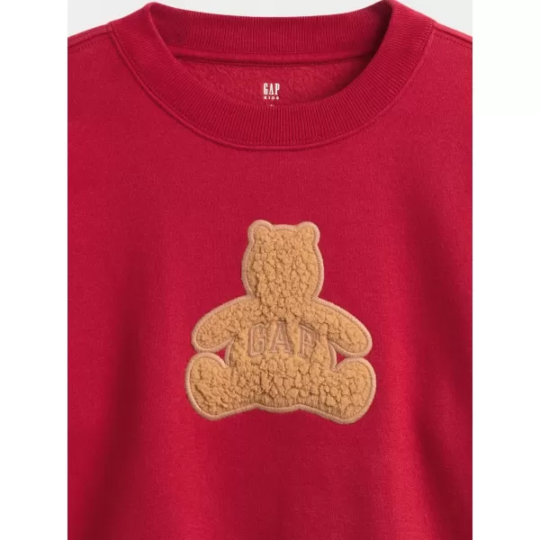  Detská mikina GAP CREW RELAXED SWEATSHIRT 844233-01 SLED 